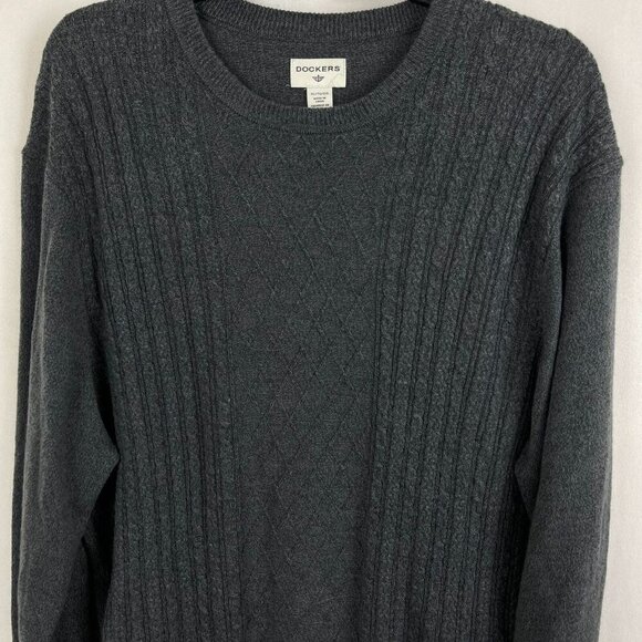 Dockers Men Long Sleeve Pullover Crew Neck Knit Sweater Size XL - Picture 5 of 6